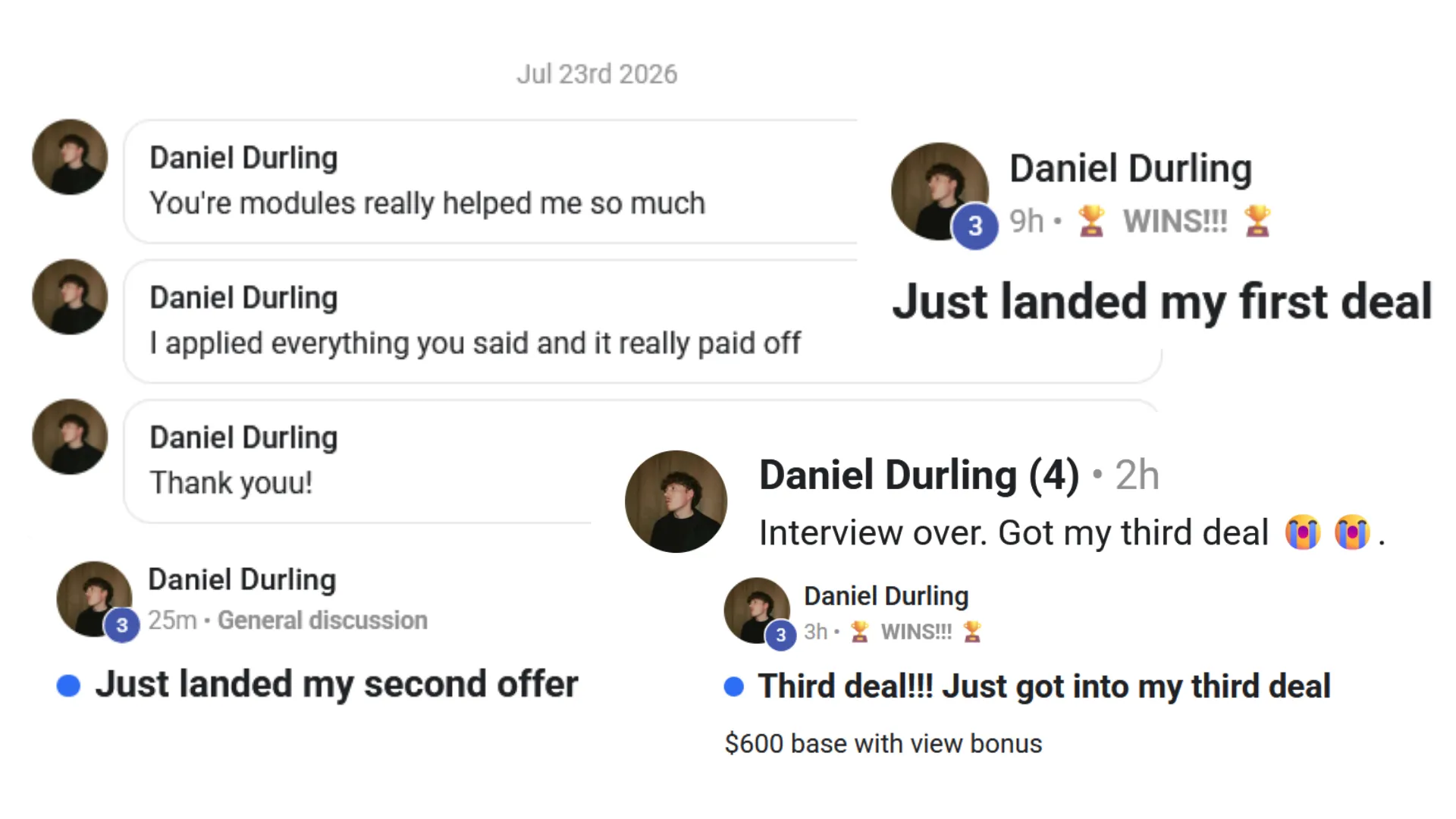 Daniel’s brand deal wins